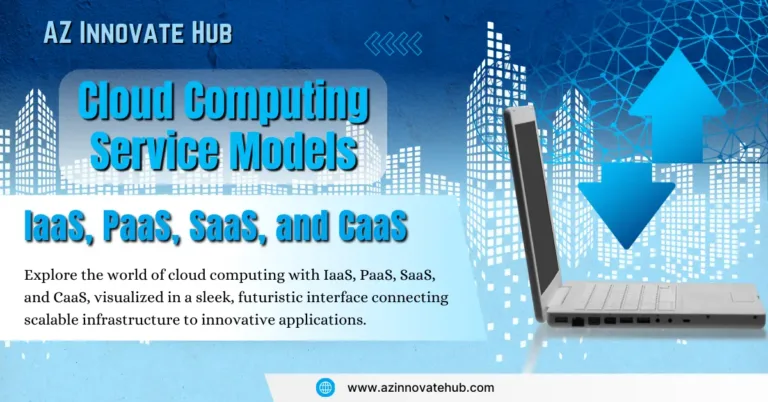 Cloud Computing Service Models, three main cloud computing service models, IaaS, PaaS, SaaS,